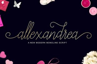 Allexandrea Font Review: A Monoline Typeface with a Bouncy, Irregular Baseline