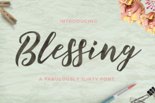 Blessing: A Modern Organic Font with Natural Flow for Real Projects