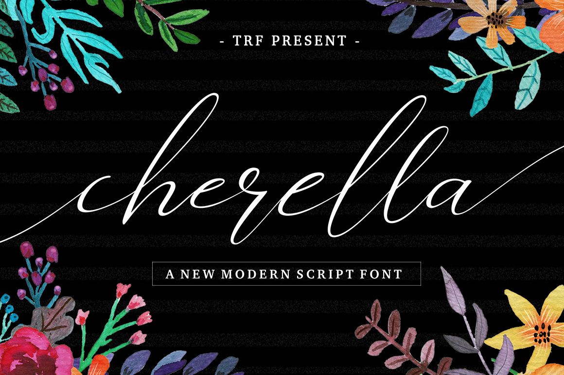 Cherella: Where Elegant Calligraphy Meets Modern Design