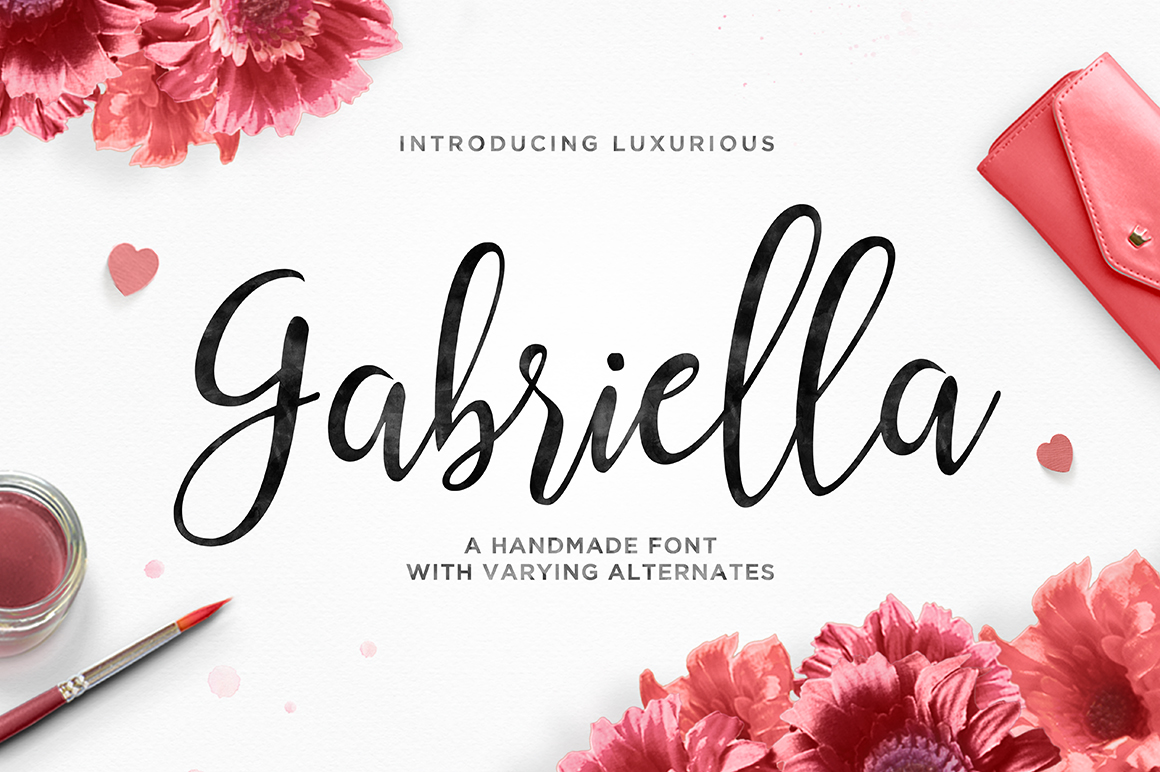 Gabriella Script Brings Hand-Painted Charm to Everyday Design