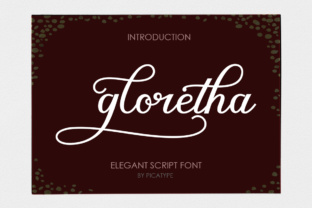 Gloretha: Modern Calligraphy for Bold Design