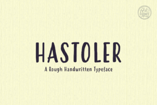 Hastoler: A Handwritten Font with Playful Character