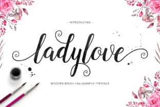 Lady Love: A Vintage Calligraphic Font with a Modern Twist
