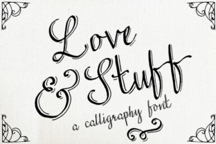Love Stuff Font: The Ultimate Handwriting Font for Elegant Wedding Invitations & Creative Designs