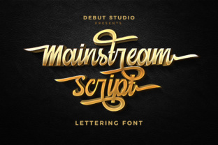 Mainstream Font: A Hand-Lettering Style for Branding and Beyond