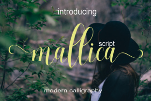 Mallica: A Handwritten Calligraphic Font with Natural Flow and Stunning Swashes