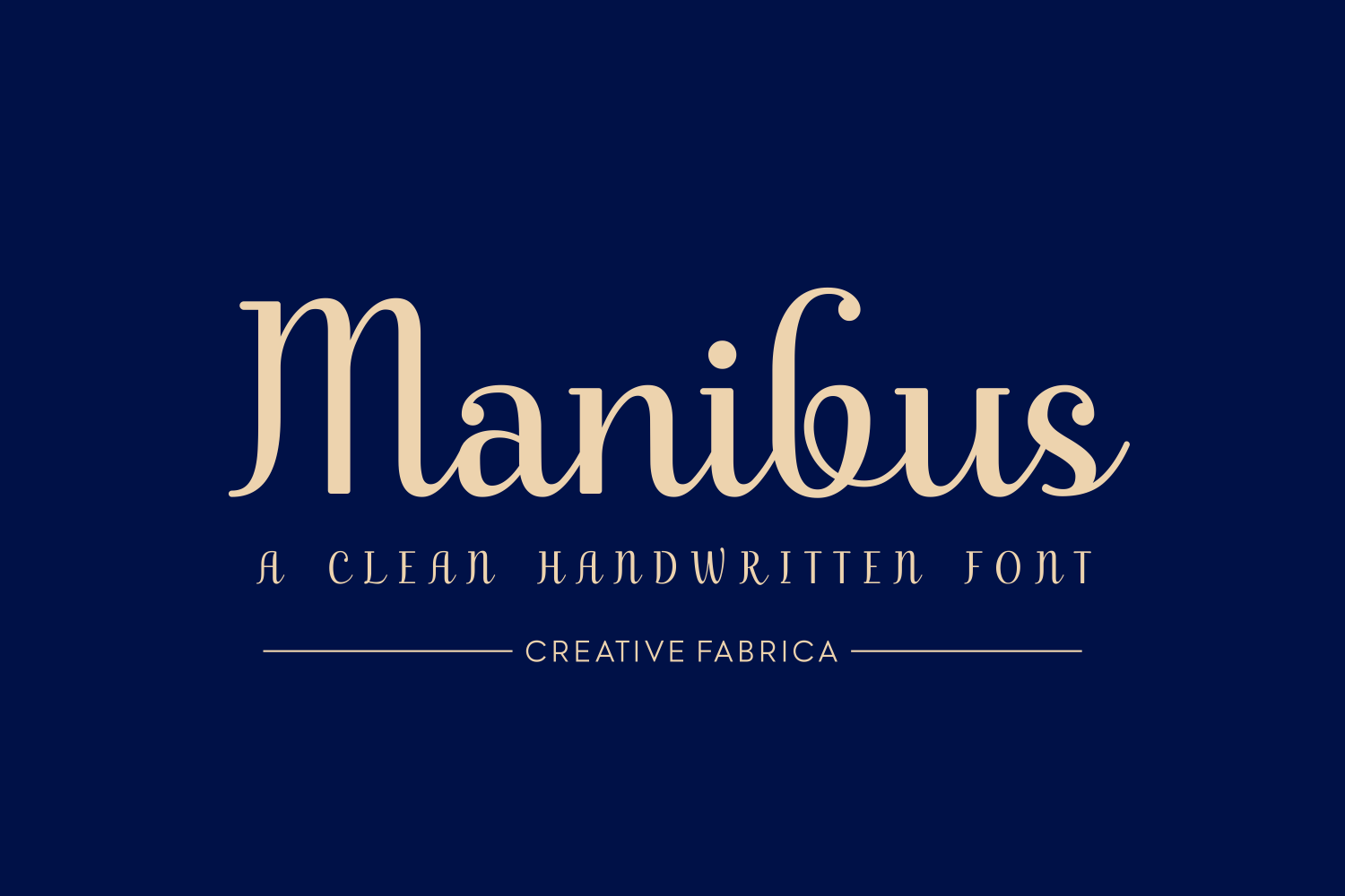 Manibus: Elegant Handwritten Font for Professionals