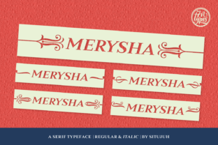Merysha: A Classical Serif Font Built for Readability and Elegance