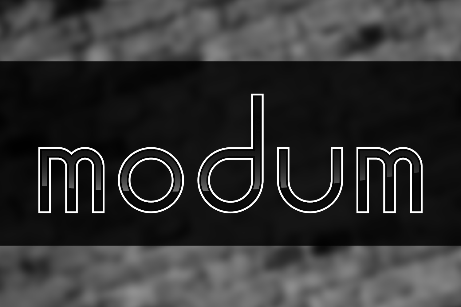 Modum: The Modular Monospaced Font for Clean Design