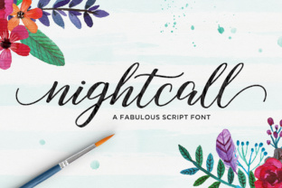Nightcall: A Calligraphic Script Font That Brings Personality to Your Projects