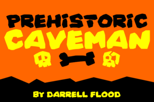 Prehistoric Caveman: A Playful Font That Brings the Stone Age to Life