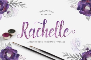Rachelle: A Handwritten Font with Elegant Swashes