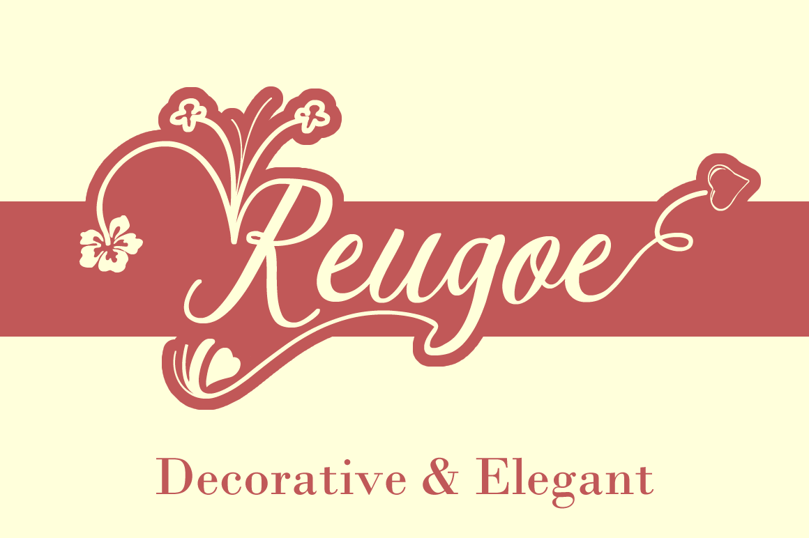 Reugoe Script: A Decorative Script Font for Creative Projects