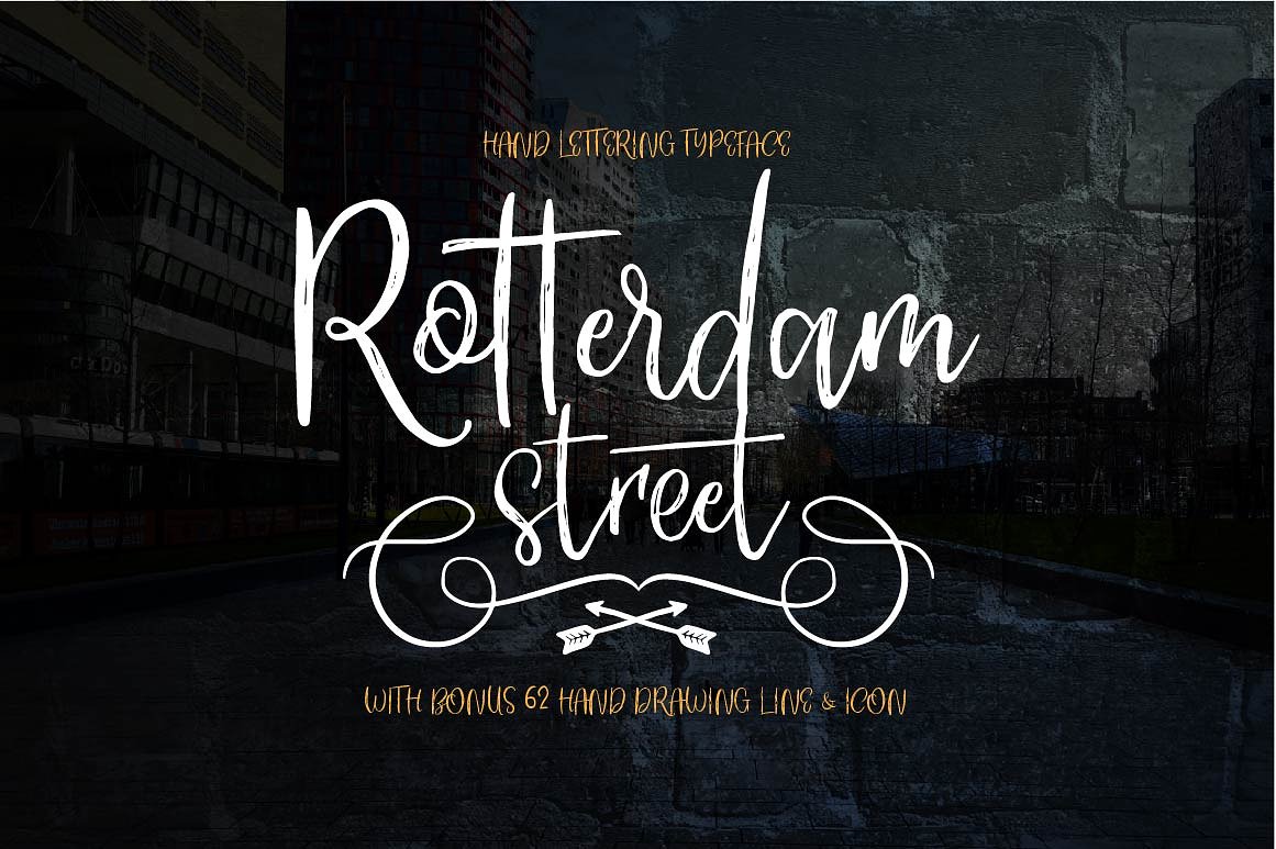 Rotterdam Street: A Handwritten Font with Intimate Character