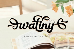 Wattiny Pro: A Unique Fluid Typeface with Thick, Readable Lines